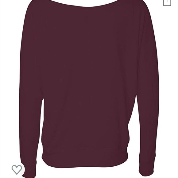 5/$35 💥 Bella Dolman Sleeve Maroon Top - Picture 5 of 6